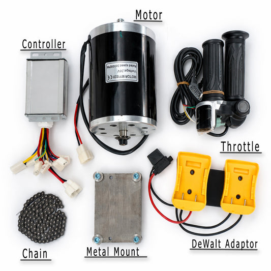 Razor Dirt Bike MX350 1000W Motor Upgrade Kit Controller, Throttle, Dewalt