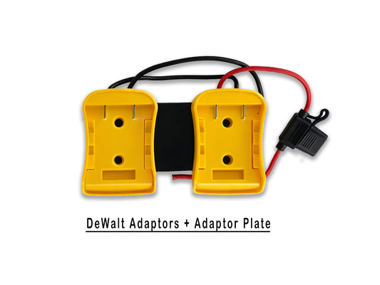 DeWalt Battery Adapter w/ Mounting Plate – Razor Mini Bike Electric Upgrade